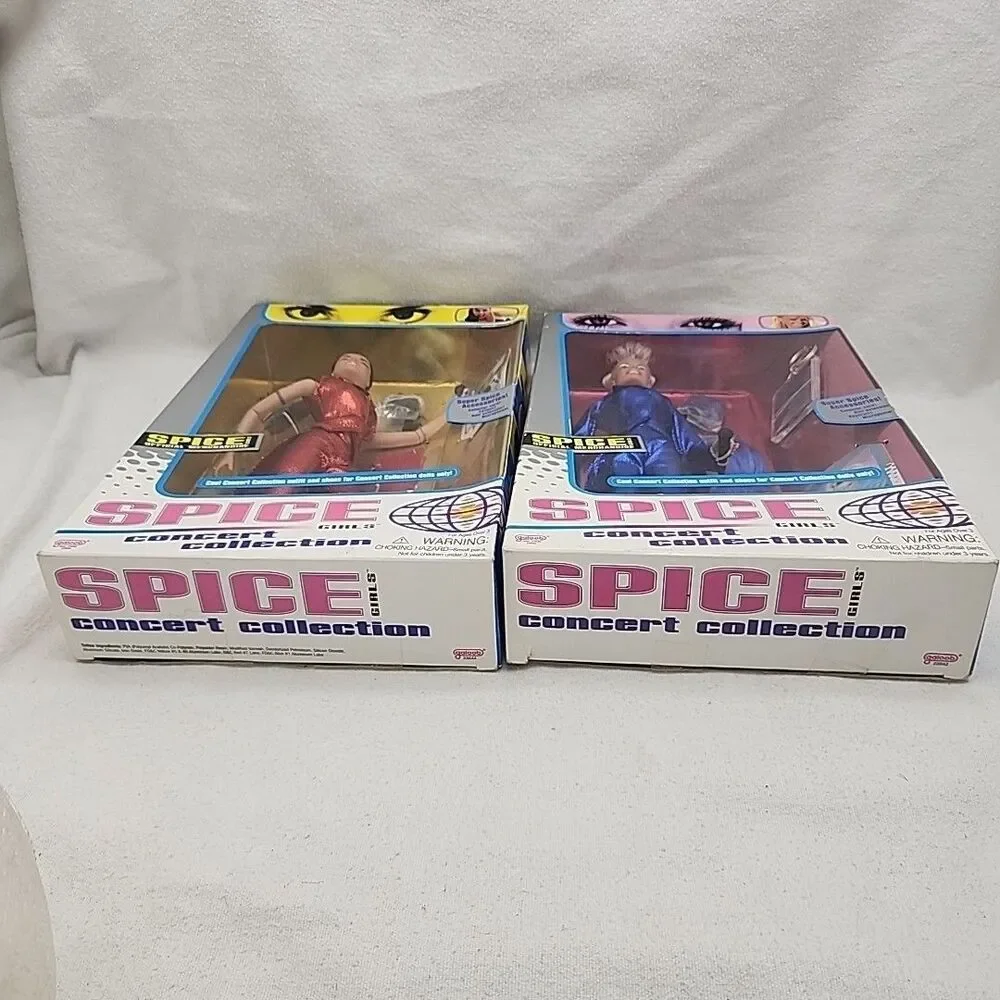 Action Figure SPICE GIRLS Rare Concert Collection DOLL GALOOB 1998 Mel C & Emma